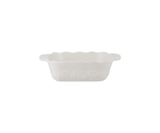 In The Meadow Cream Square Dish