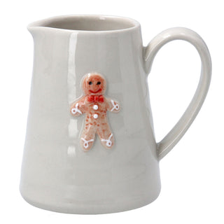 Gingerbread Man Stoneware Mini Jug 8cm