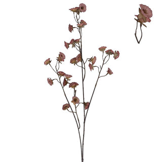 Antique Mauve Mini Morning Glory Branch 60cm
