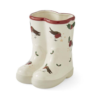 Robins Retreat Ceramic Utensil Pot Wellies