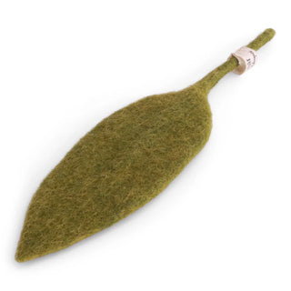 Felt Mini Simple Leaf Green