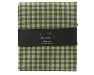 Green Check Table Cloth 240cm
