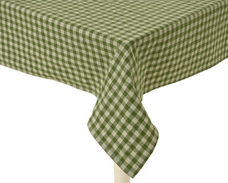 Green Check Table Cloth 180cm