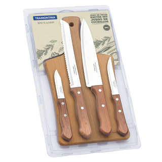 Dynamic Knife Set With Board 5pces