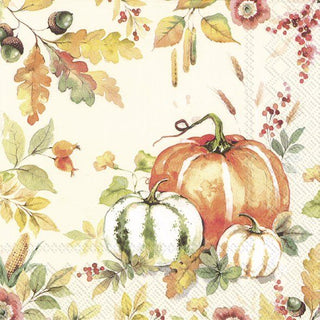 Pumpkin Love Cream Lunch Napkins