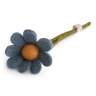 Felt Mini Anemone Flower Sea Blue