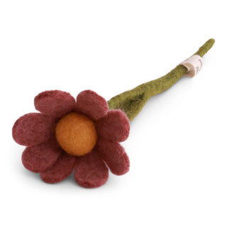 Felt Mini Anemone Flower Rouge