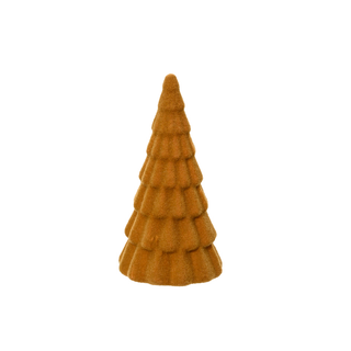 Mustard Flock Fluted Tree Christmas Decoration