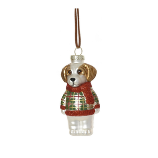 Beagle in Christmas Jumper Tree Decoration