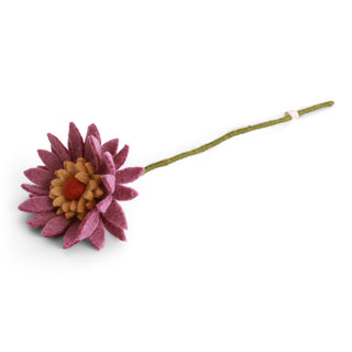 Felt Gerbera Flower Light Purple