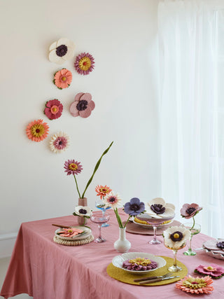 Felt Gerbera Flower Light Purple