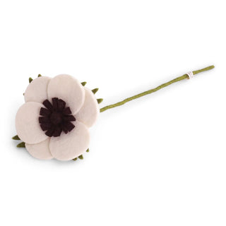 Felt French Anemone White