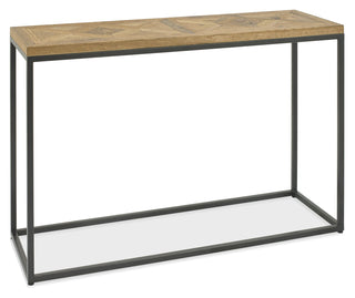 Indus Rustic Oak Console Table