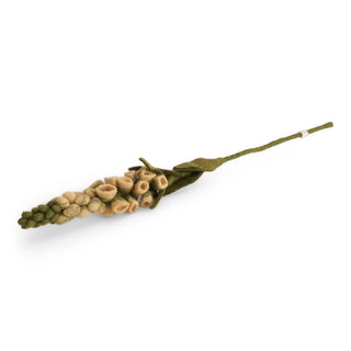 Felt Foxglove Flower Light Yellow