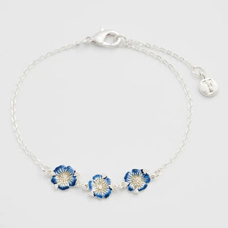 Larkspur Multi Charm Bracelet in Silver