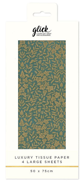 Christmas Baroque Printed Tissue Paper