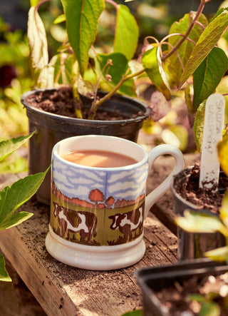 Country Icons Autumn Cows 1/2 Pint Mug