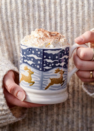 Christmas Icons Deer 1/2 Pint Mug