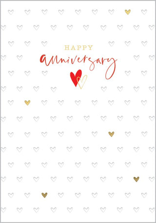 General Anniversary - Adjoined Hearts Card