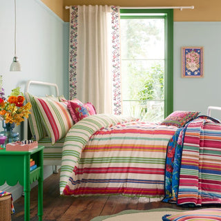 Sophie Stripe Bright Super King Duvet Set