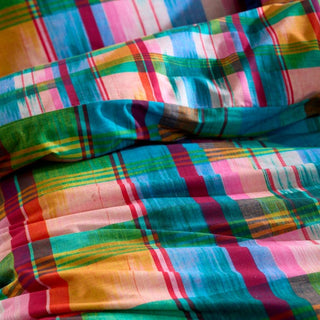  Wanderweave Ikat Check Single Duvet Set