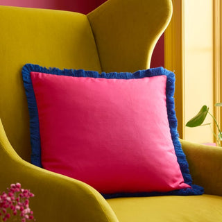 Darling Diagonal Stripe Bright Square Cushion