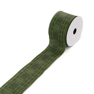 Green Tartan Ribbon