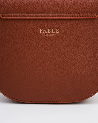 Beth Saddle Crossbody in Tan