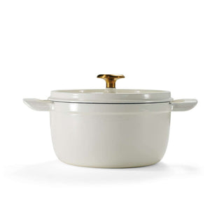 Enamelled Cast Iron Casserole 26cm White
