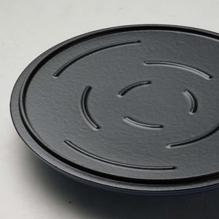 Enamelled Cast Iron Skillet 30cm Blue