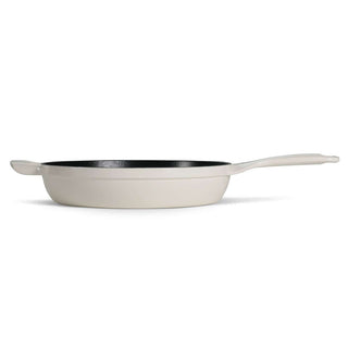 Enamelled Cast Iron Skillet 30cm White