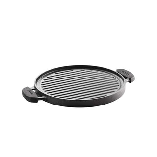 Pre-seasoned Cast Iron Double Sided 2 in 1 Griddle Pan 30 cm