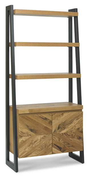 Ellipse Rustic Oak Open Display Unit