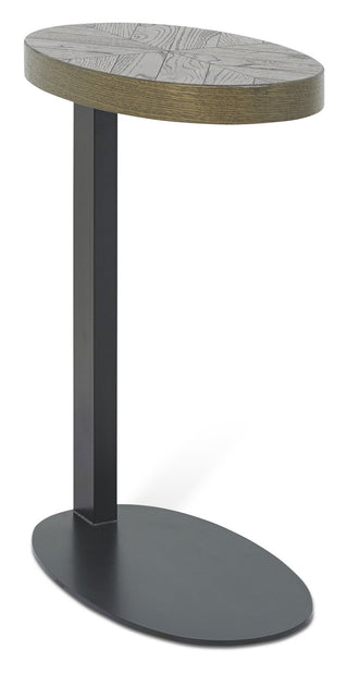 Ellipse Fumed Oak Sofa Table