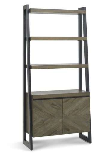 Ellipse Fumed Oak Open Display Unit
