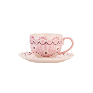 Spitalfields Silk Teacup & Saucer