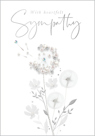 Sympathy - Dandelion Clock Card