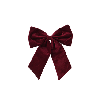 Oxblood Velvet Bow