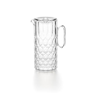 Vanity Pitcher with Lids Clear 1L