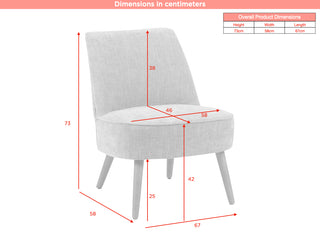 Reagan Bedroom Chair - Teal