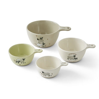 Highland Sheep Ceramic Measuring Cups Set of 4