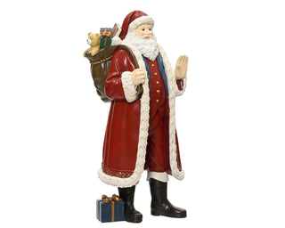 Standing Santa with Presents In Sack Ornaments