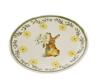 Bunny & Floral Decal Plate