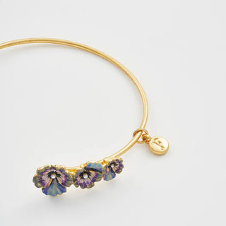 Pansy Pearl Bangle