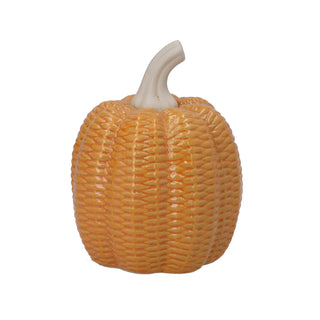 Orange Woven Pumpkin Porcelain  14cm