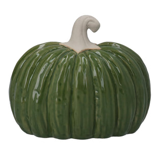 Green Semi 3D Pumpkin Porcelain  13cm