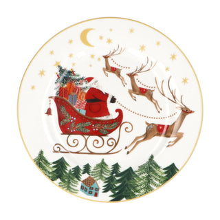 Nostalgia Sleigh New Bone China Plate 7cm