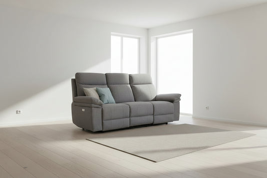 Horizon 3 Seater Electric Dark Grey