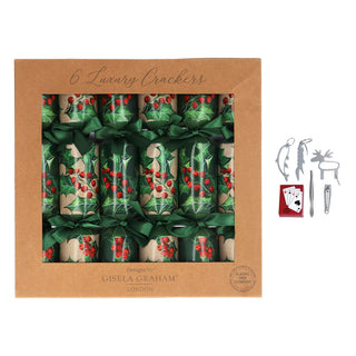 Green Holly Crackers Box/6