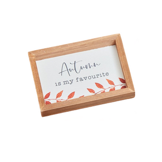 Autumn is my Favourite Framed Plaque